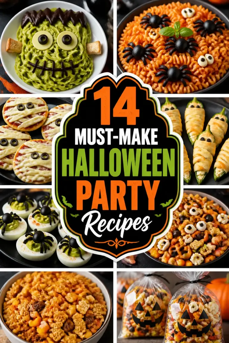 14 Must-Make Halloween Party Recipes Pinterest pin
