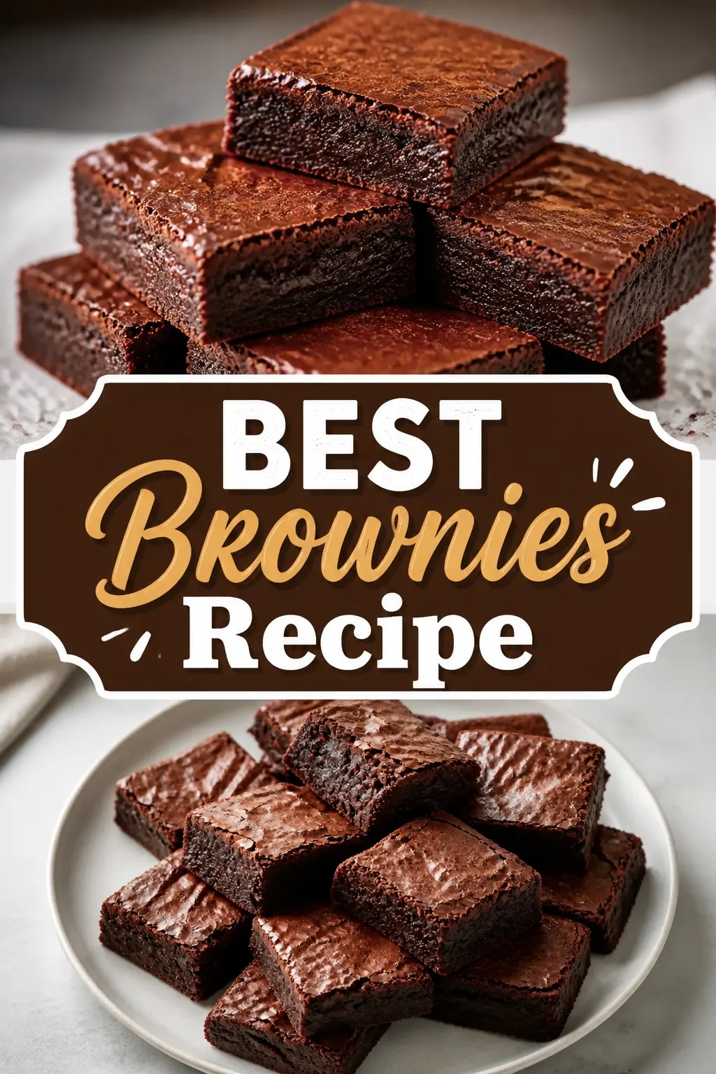 BEST Brownies Recipe Pinterest pin