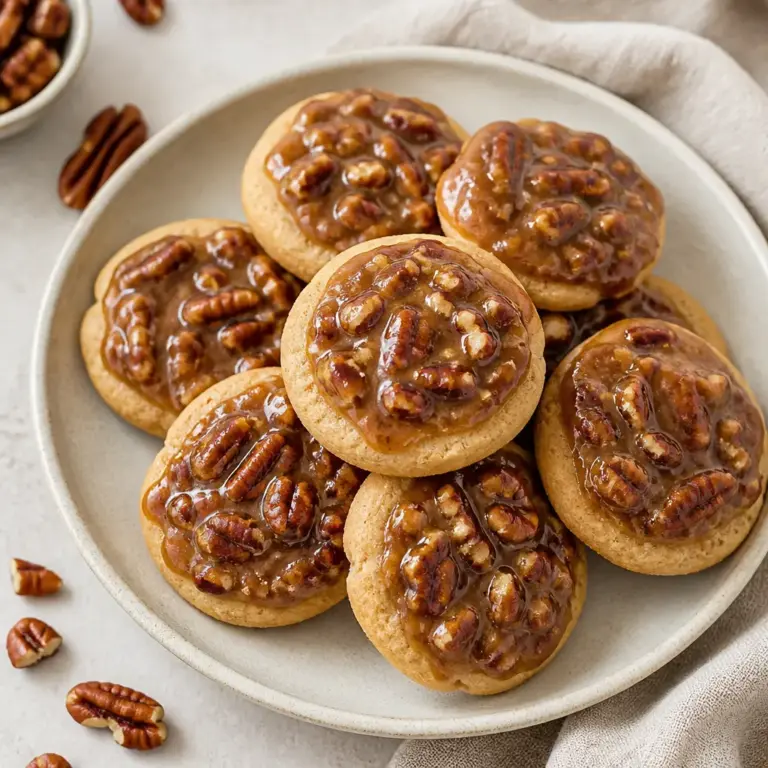 Caramel Pecan Sticky Bun Cookies