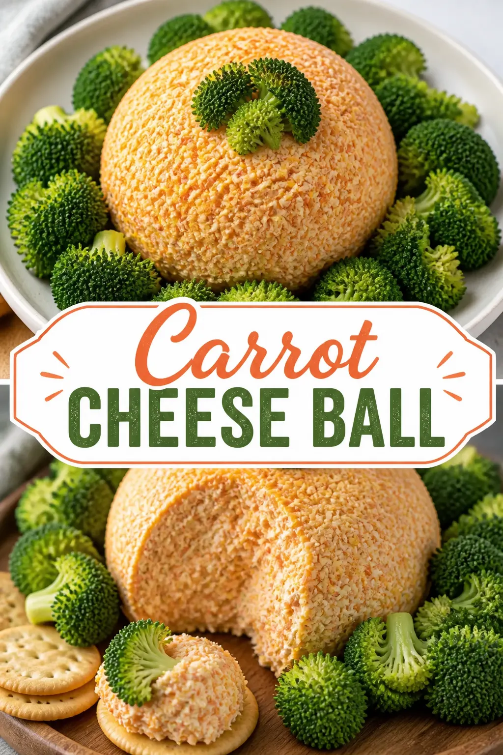 Carrot Cheese Ball Pinterest pin