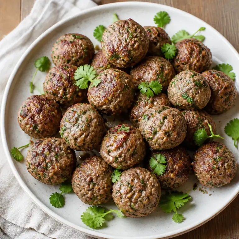 Cilantro Meatballs