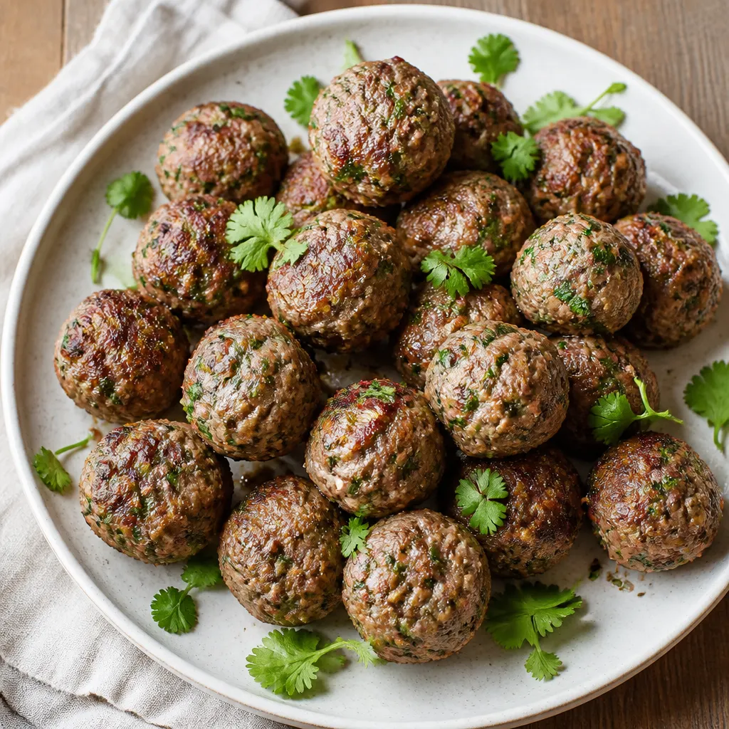 Cilantro Meatballs