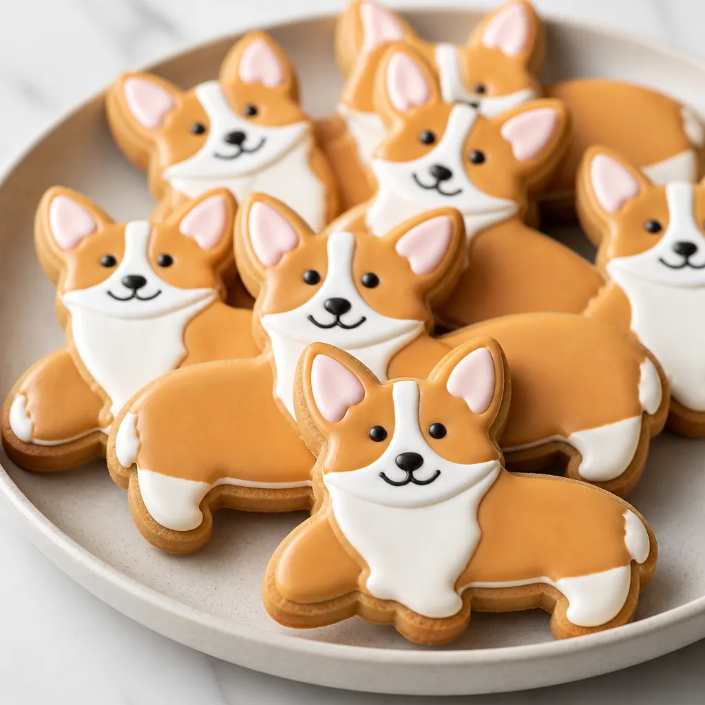 Corgi Cookies close-up view