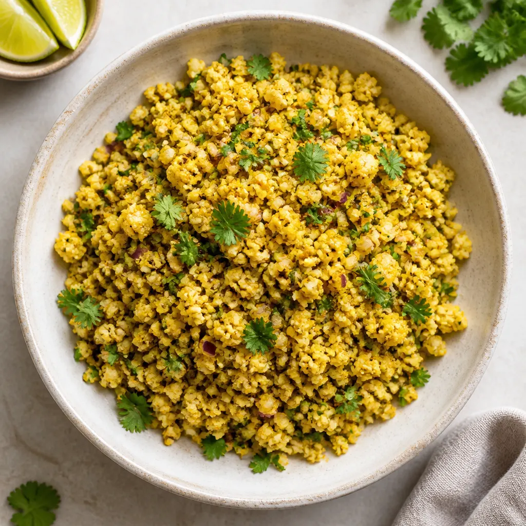 Curried Cauliflower (Gobi Taktakin)