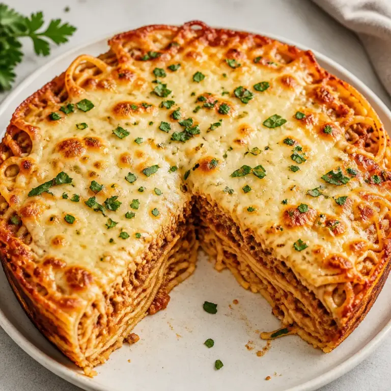 Easy Spaghetti Pie