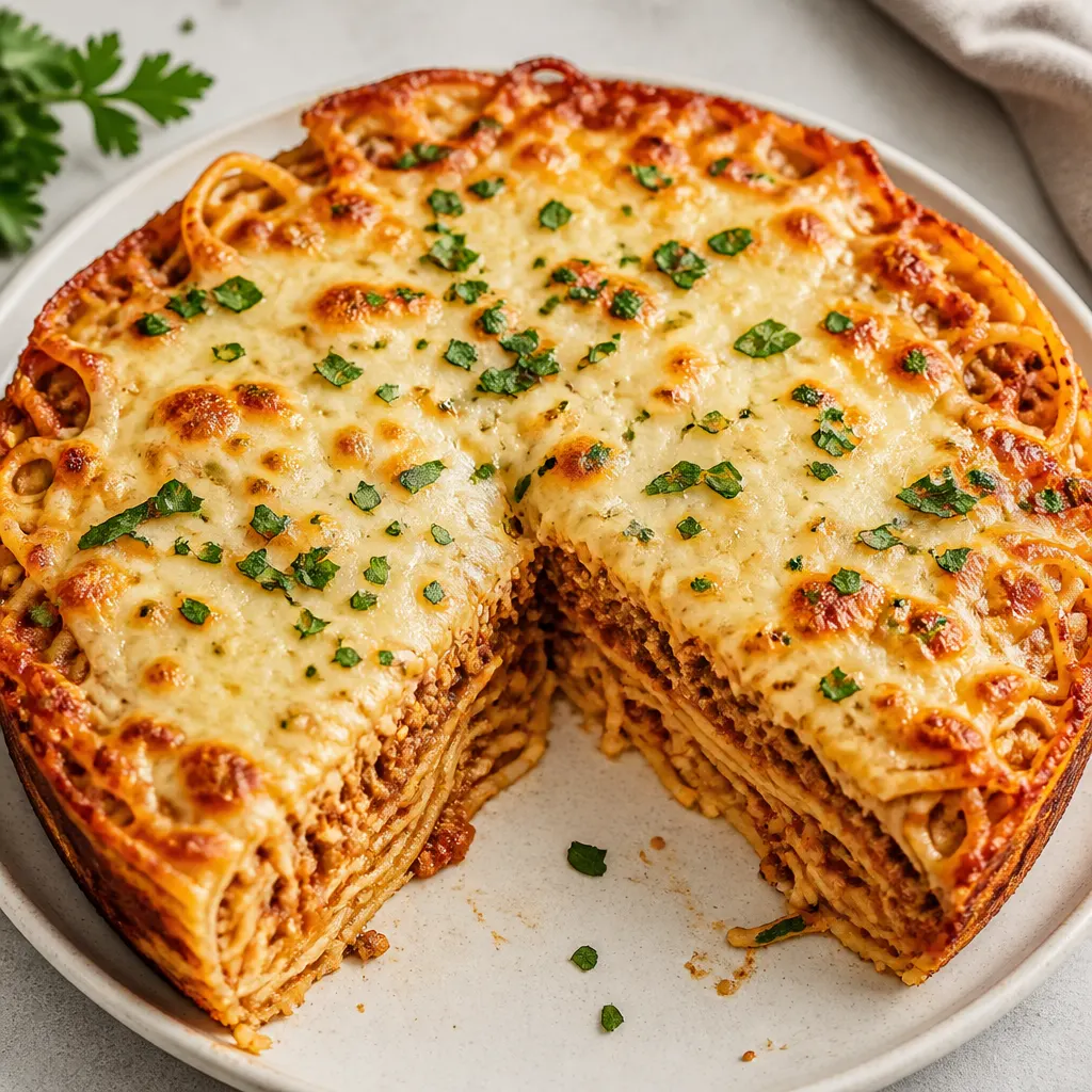 Easy Spaghetti Pie