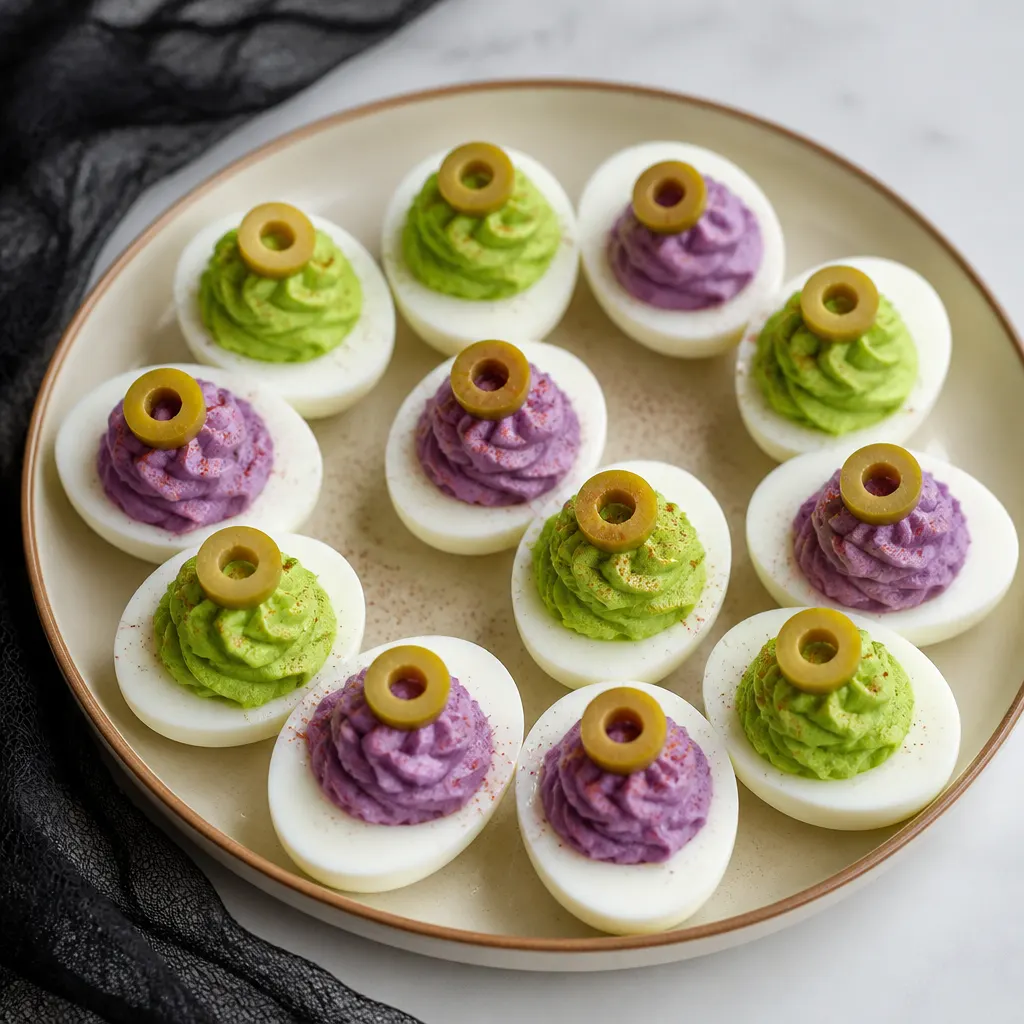Halloween Deviled Eggs