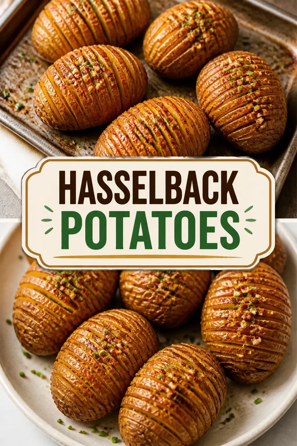 Hasselback Potatoes Pinterest pin