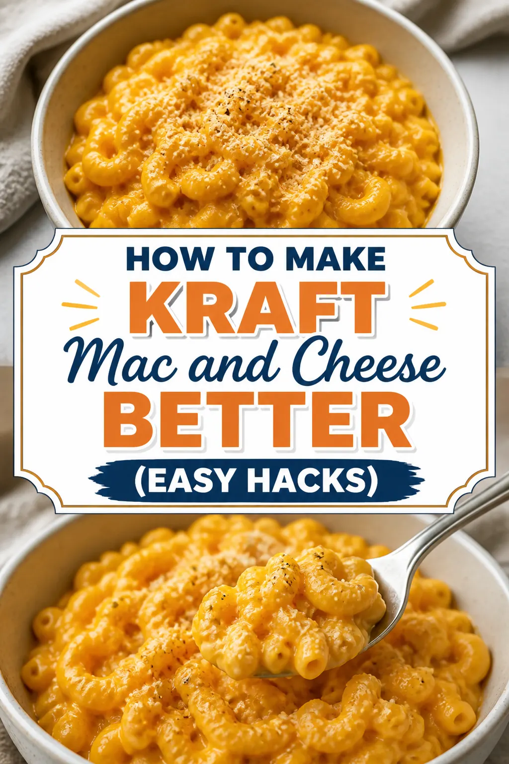 How to Make Kraft Mac and Cheese Better (Easy Hacks) Pinterest pin