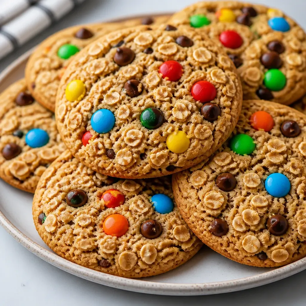 Monster Cookie Recipe close-up view