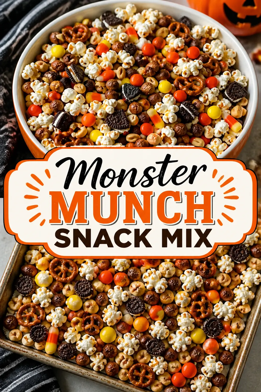 Monster Munch Snack Mix Pinterest pin