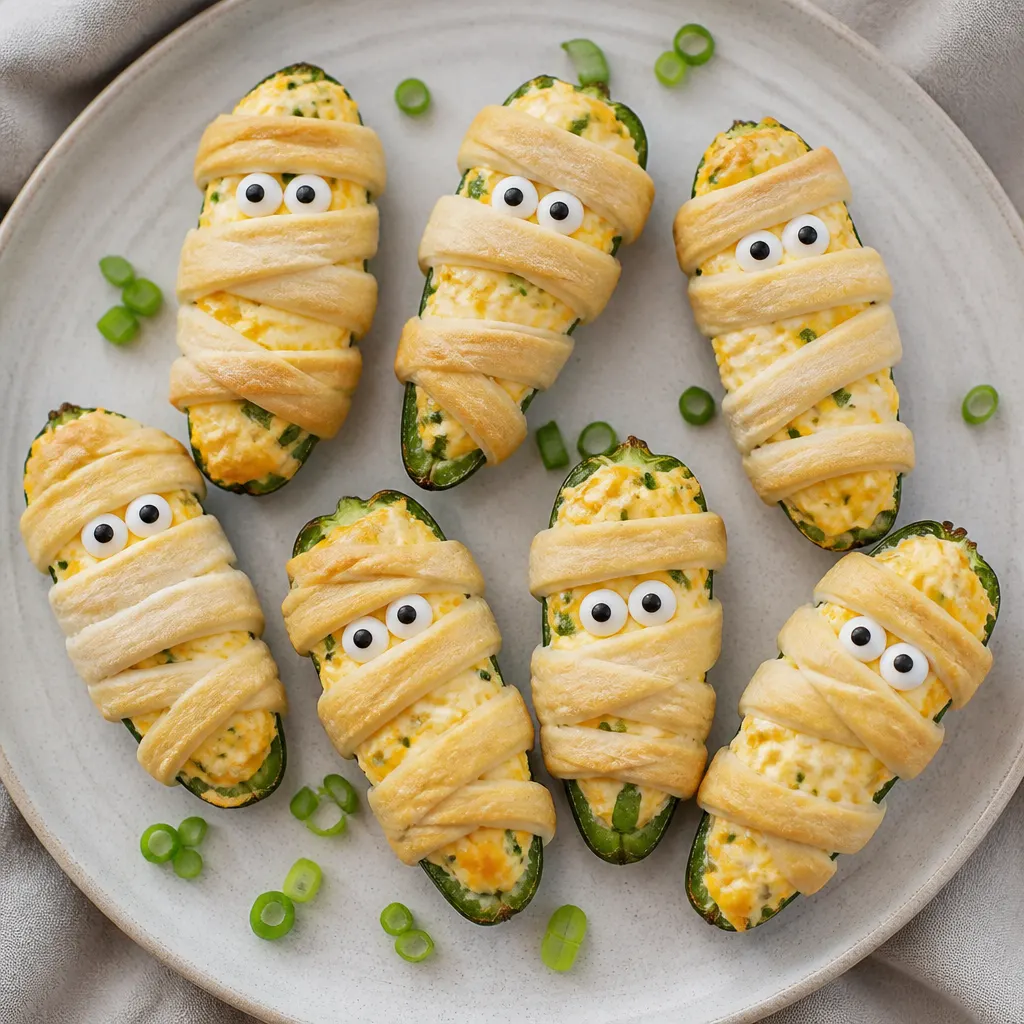 Mummy Jalapeño Poppers