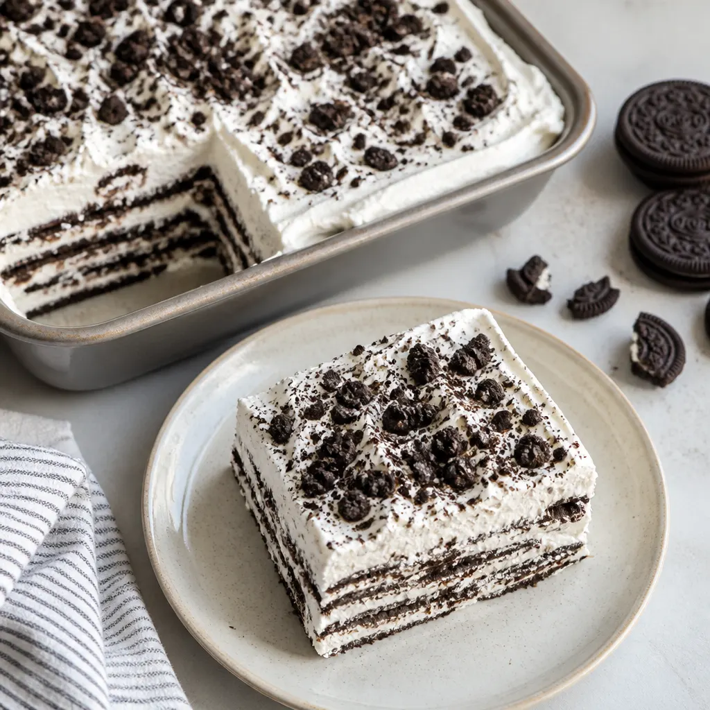 Oreo Icebox Cake