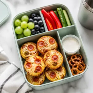 Pepperoni Pizza Egg Cups Snack Box