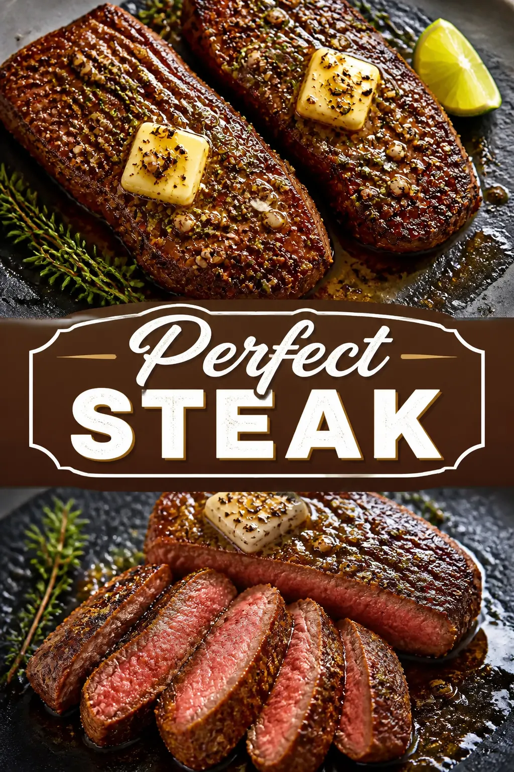 Perfect Steak Pinterest pin