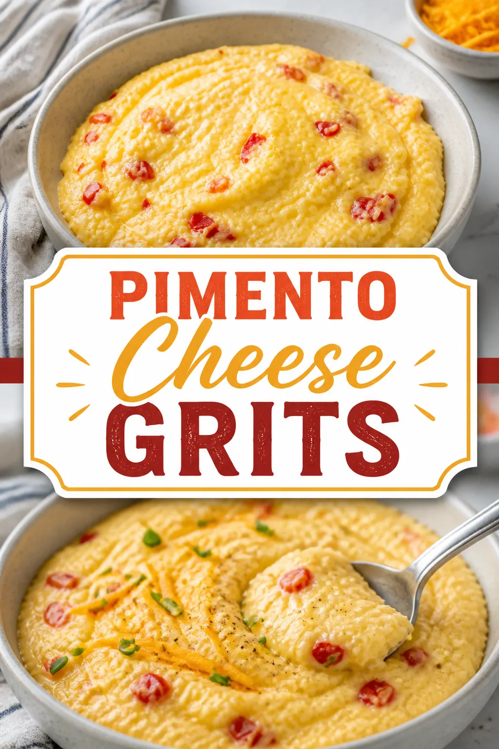 Pimento Cheese Grits Pinterest pin