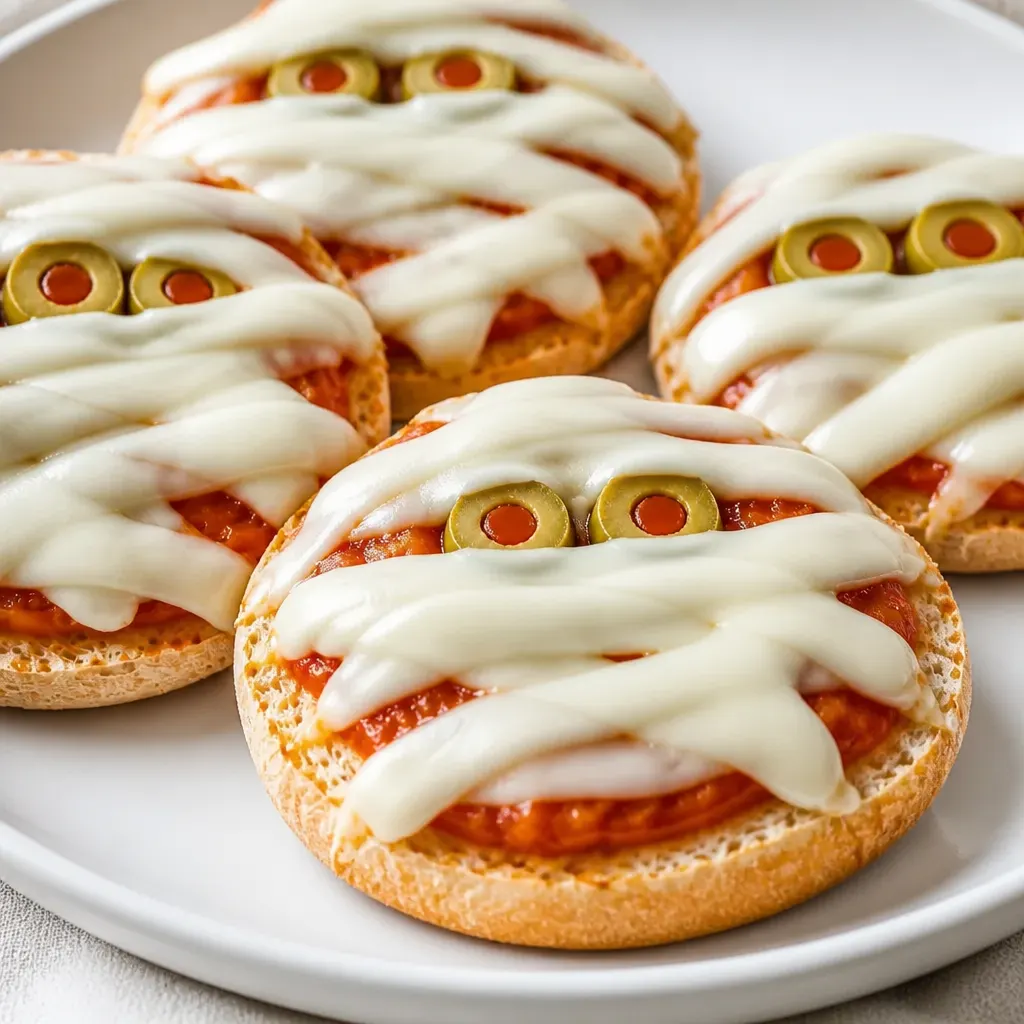 Pizza Mummies close-up view