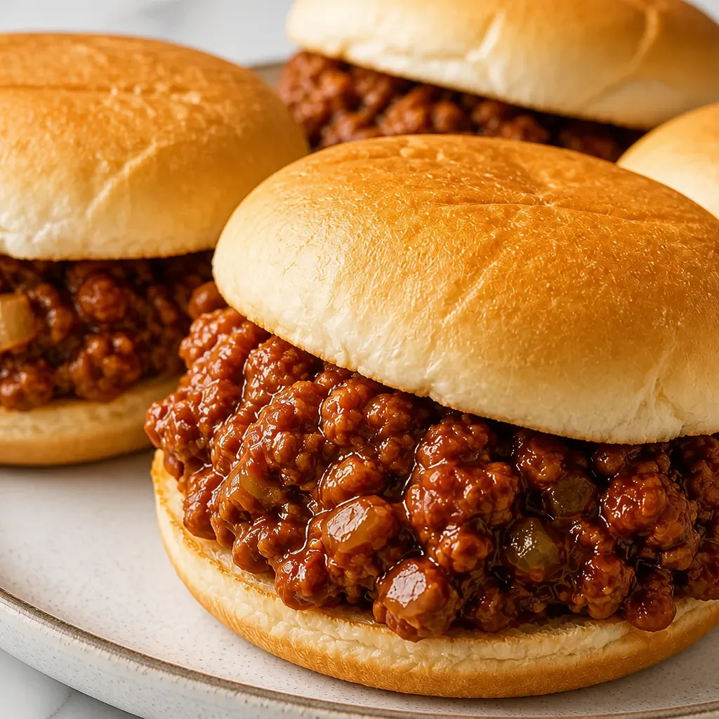 Quick Stovetop Sloppy Joe Recipe close-up view