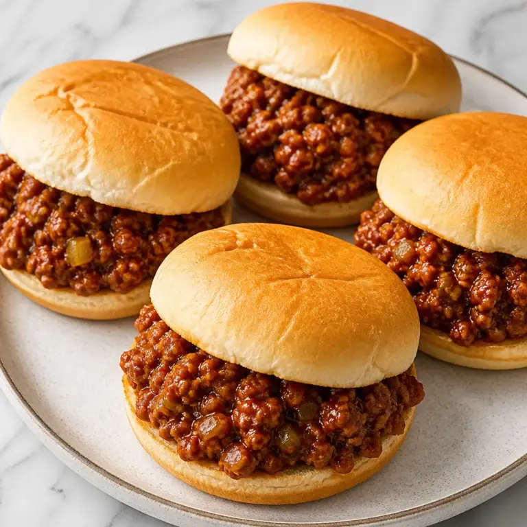 Quick Stovetop Sloppy Joe Recipe