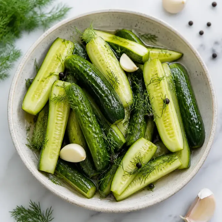 Refrigerator Pickles