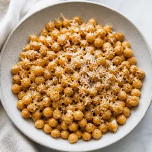 Roasted Chickpeas With Parmesan