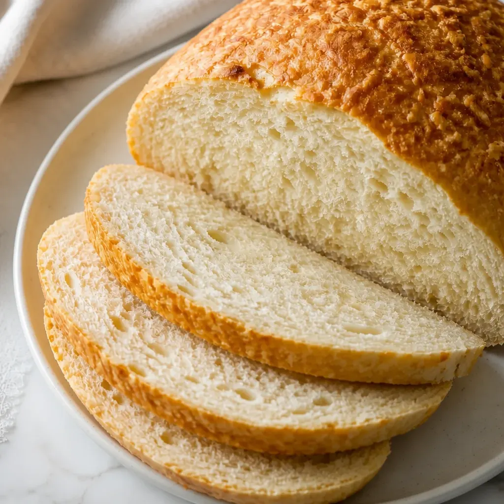 Slow Cooker Bread close-up view