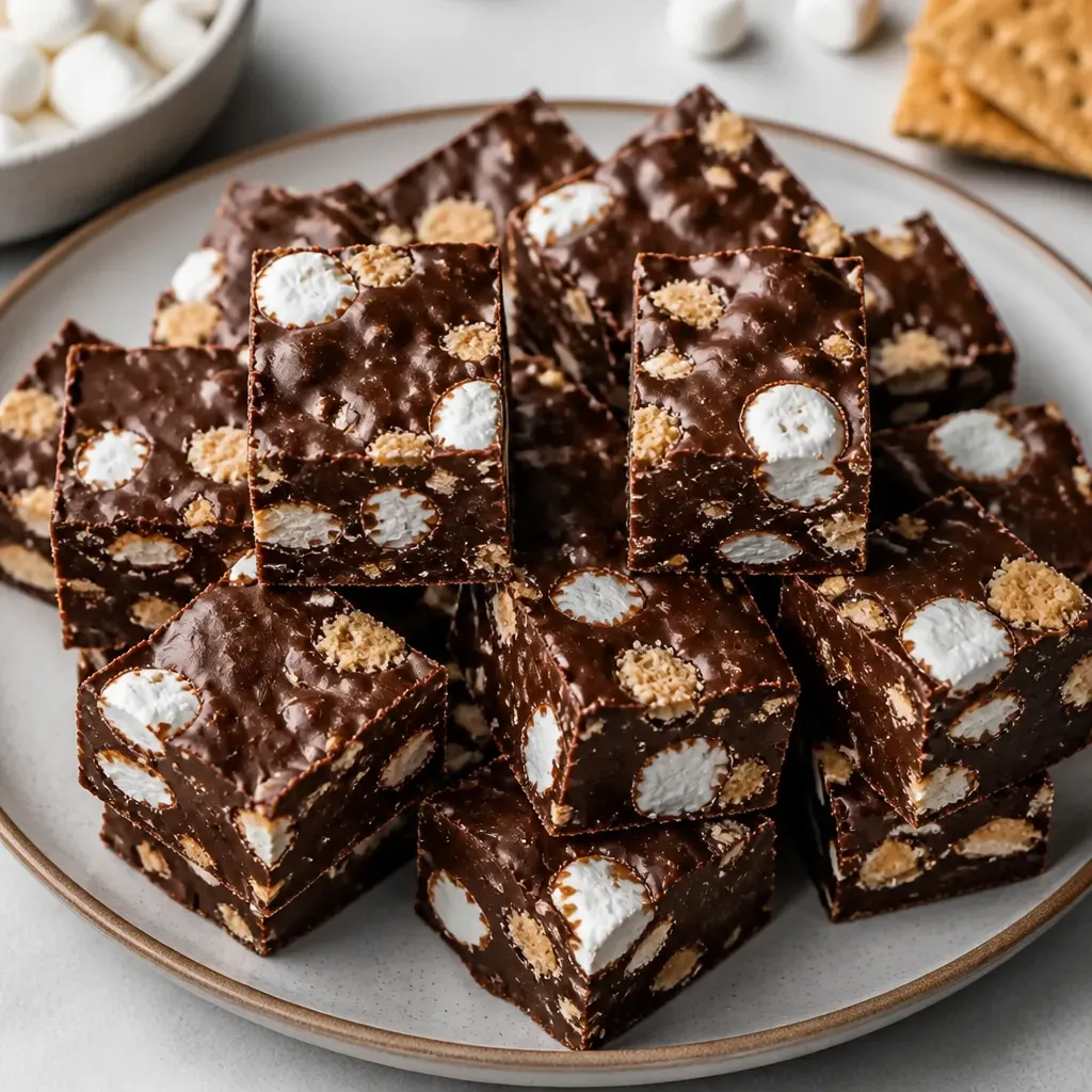 Smores Fudge close-up view