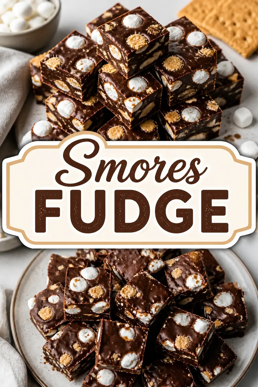 Smores Fudge Pinterest pin