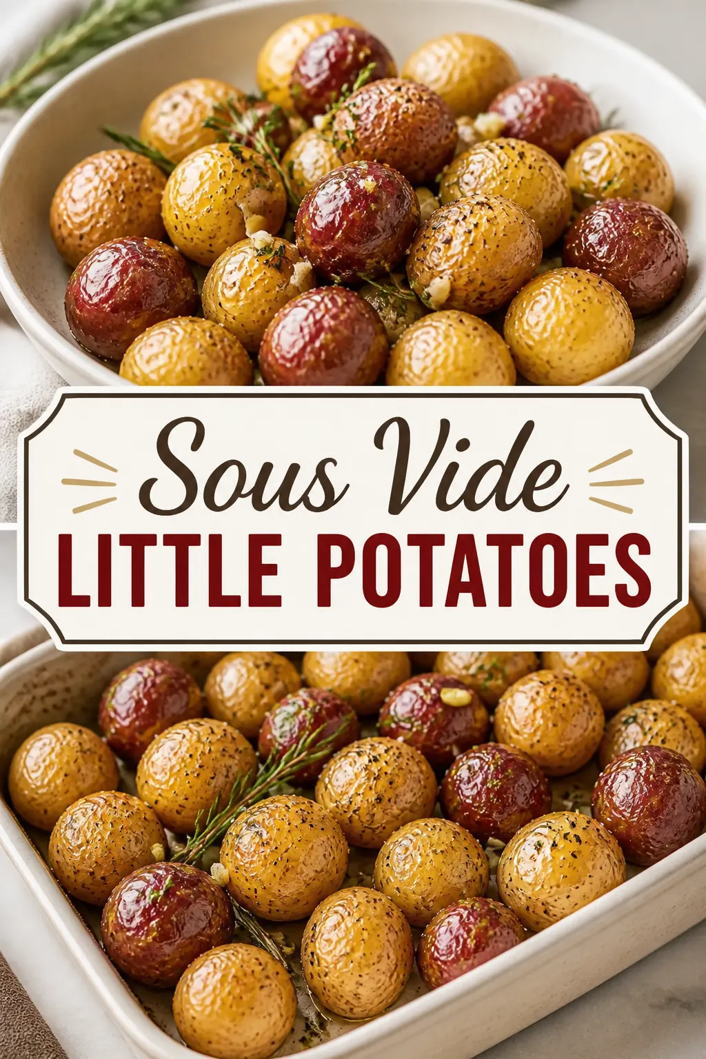 Sous Vide Little Potatoes Pinterest pin