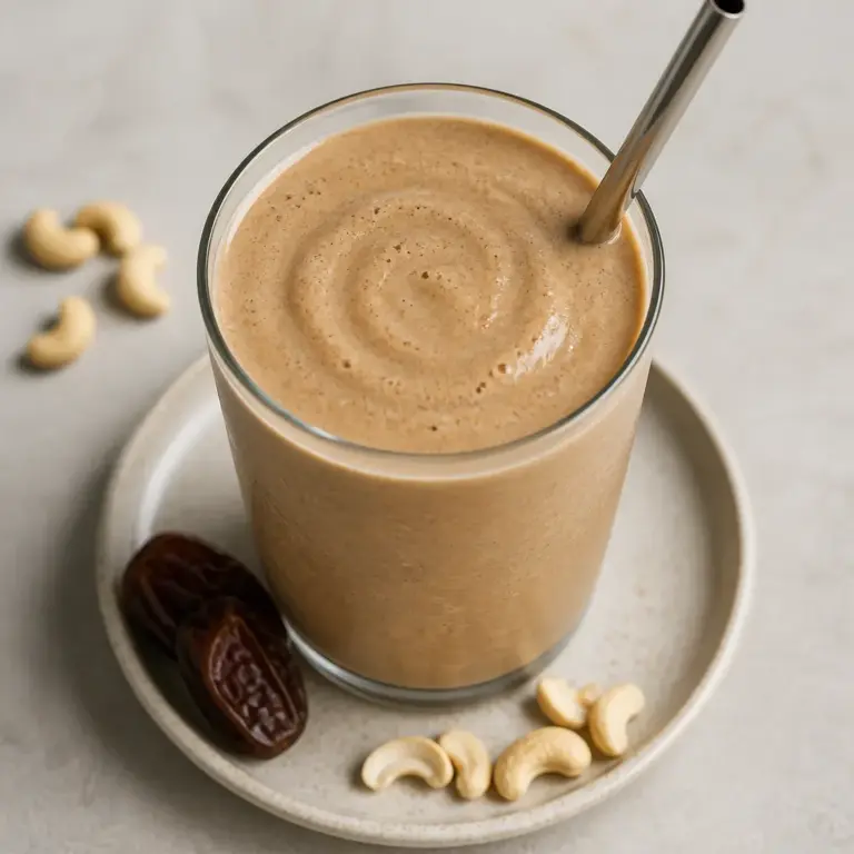 Vegan Maca Caramel Frap