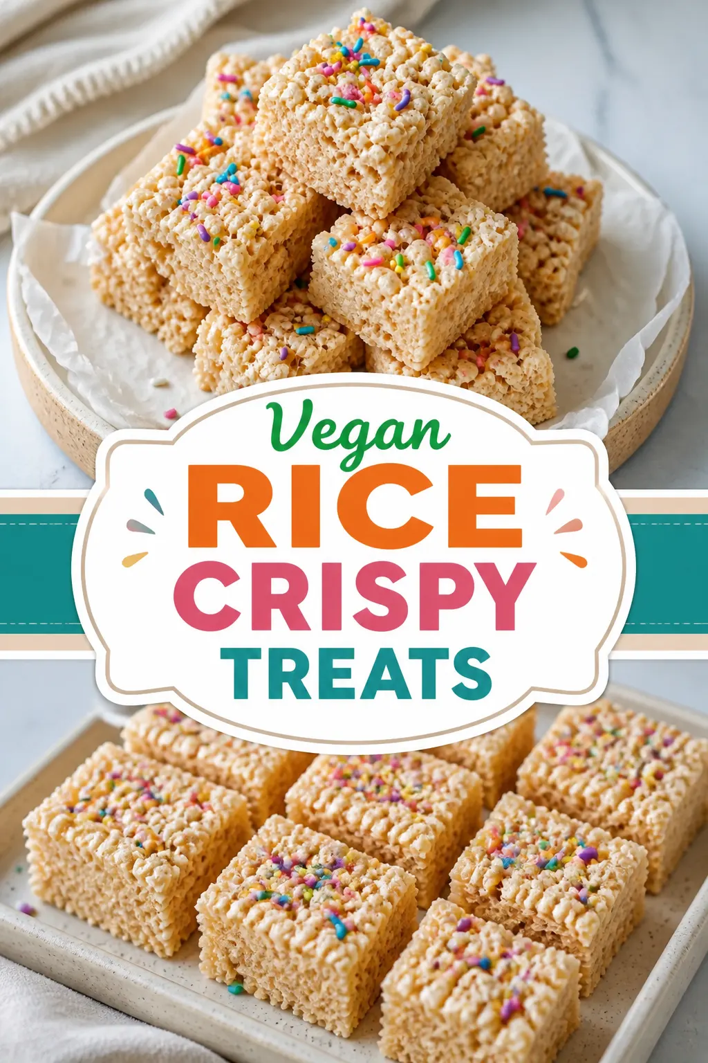 Vegan Rice Crispy Treats Pinterest pin