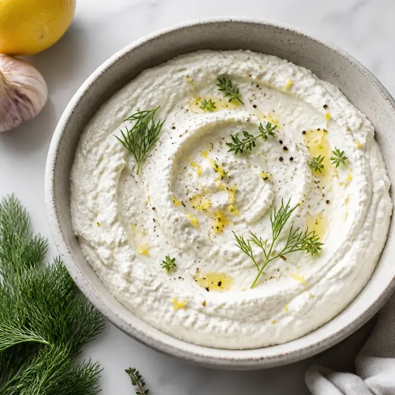 Whipped Cottage Cheese Dip
