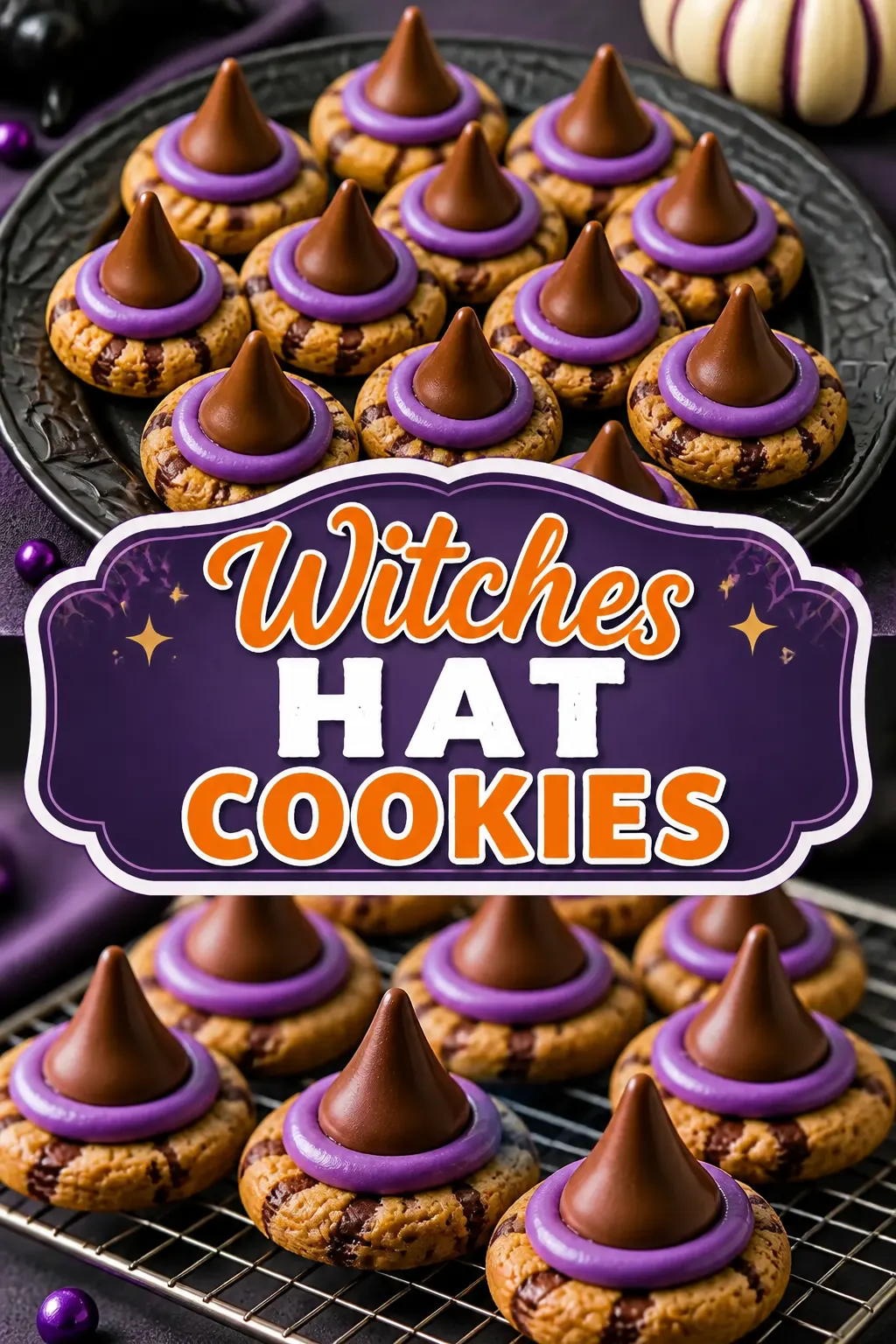 Witches Hat Cookies Pinterest pin