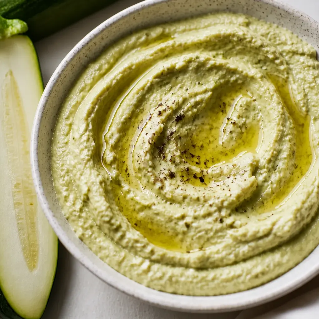 Zucchini Hummus (Paleo) Recipe close-up view