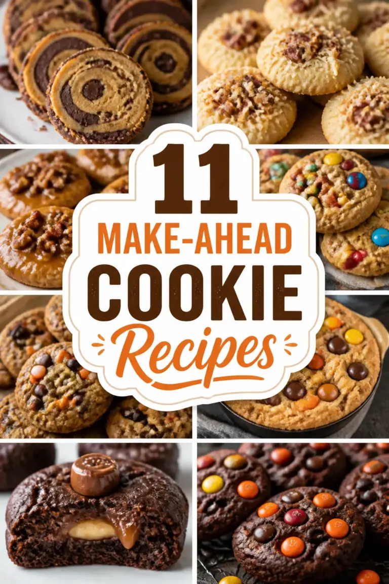 11 Make-Ahead Cookie Recipes Pinterest pin