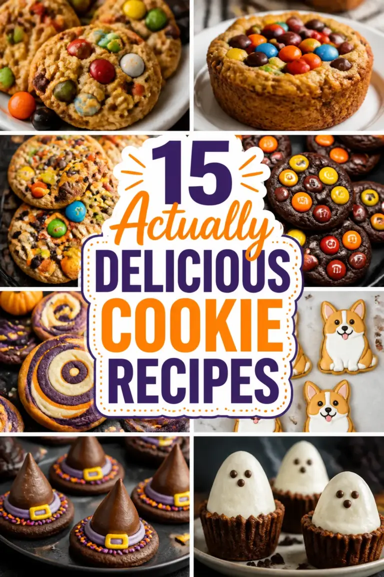 15 Actually Delicious Cookie Recipes Pinterest pin