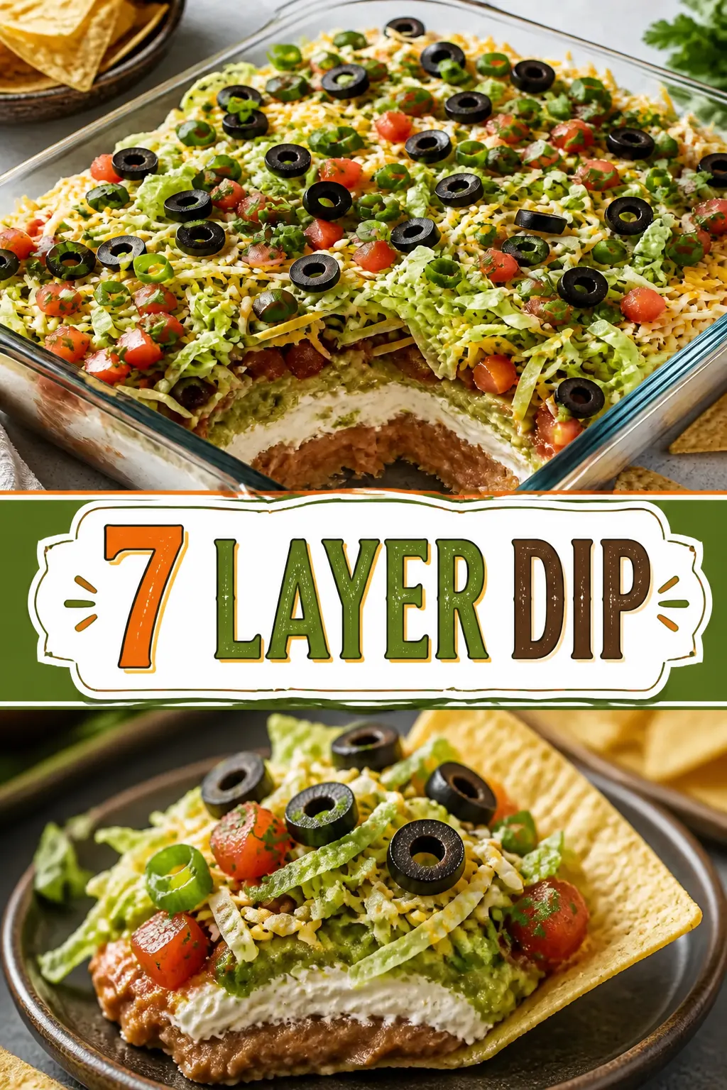 7 Layer Dip Pinterest pin