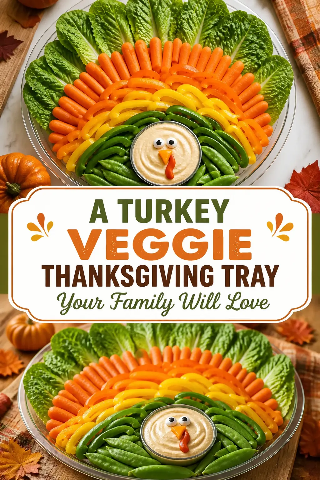 A Turkey Veggie Thanksgiving Tray Your Family Will Love Pinterest pin