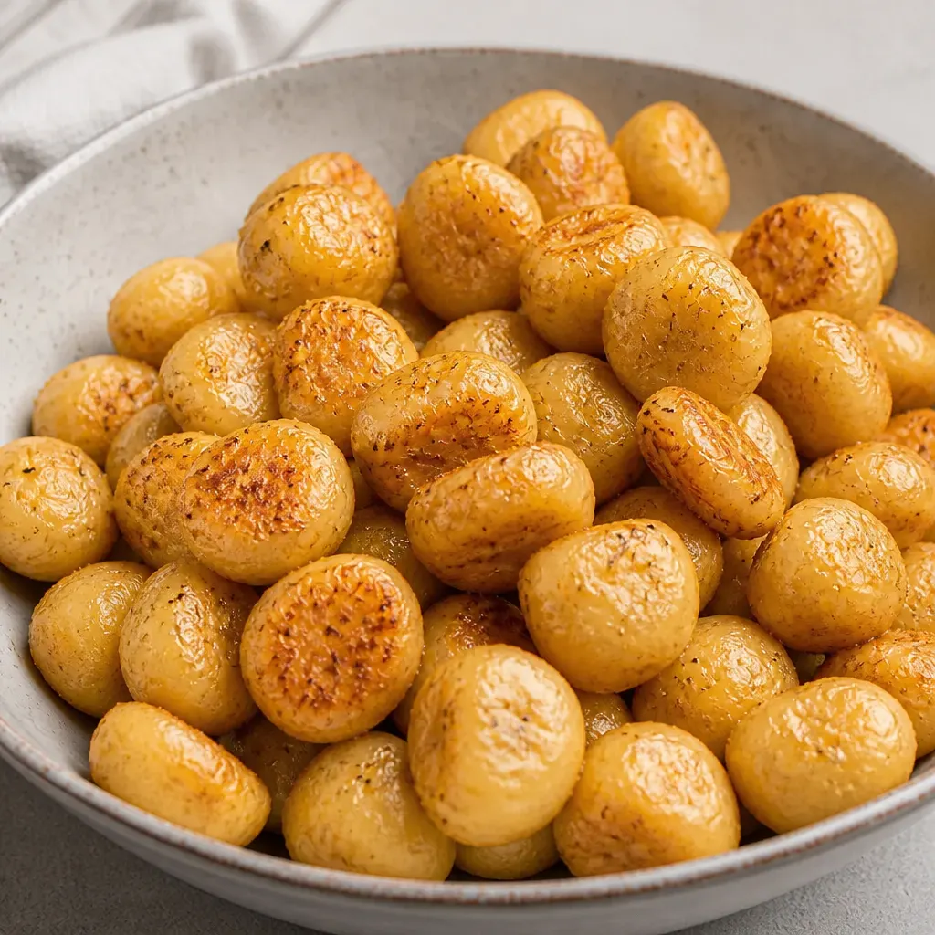 Air-Fryer Cauliflower Gnocchi close-up view