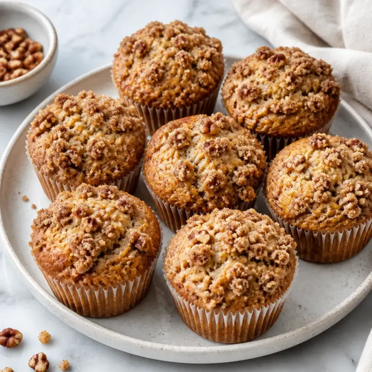 Banana Bread Streusel Muffins