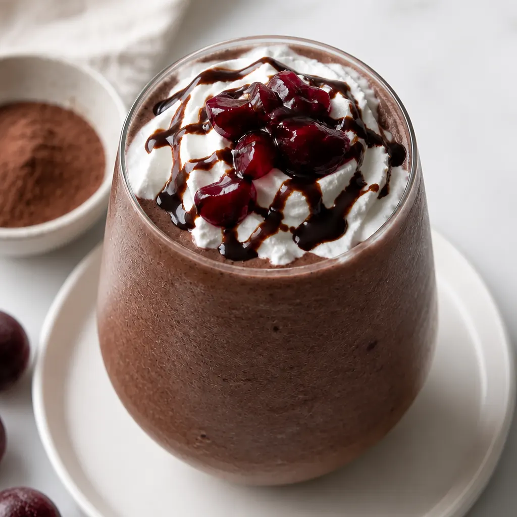 Black Forest Smoothie close-up view