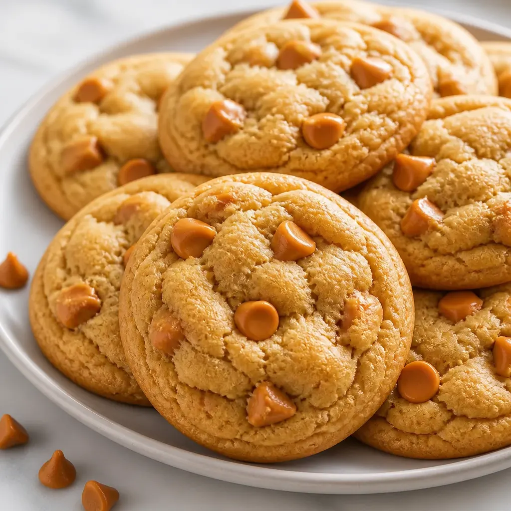 Butterscotch Cookies close-up view