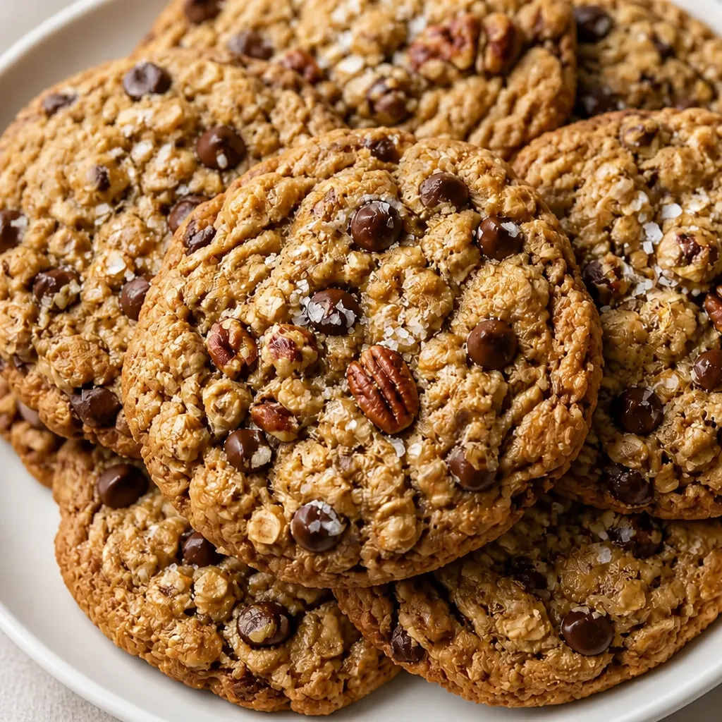 Cowboy Cookies close-up view