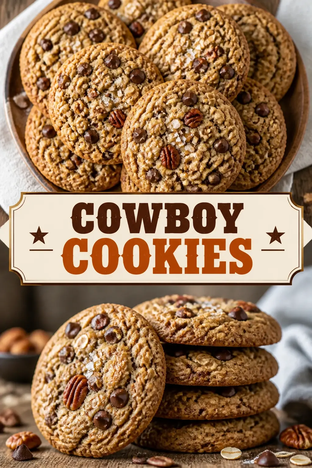Cowboy Cookies Pinterest pin
