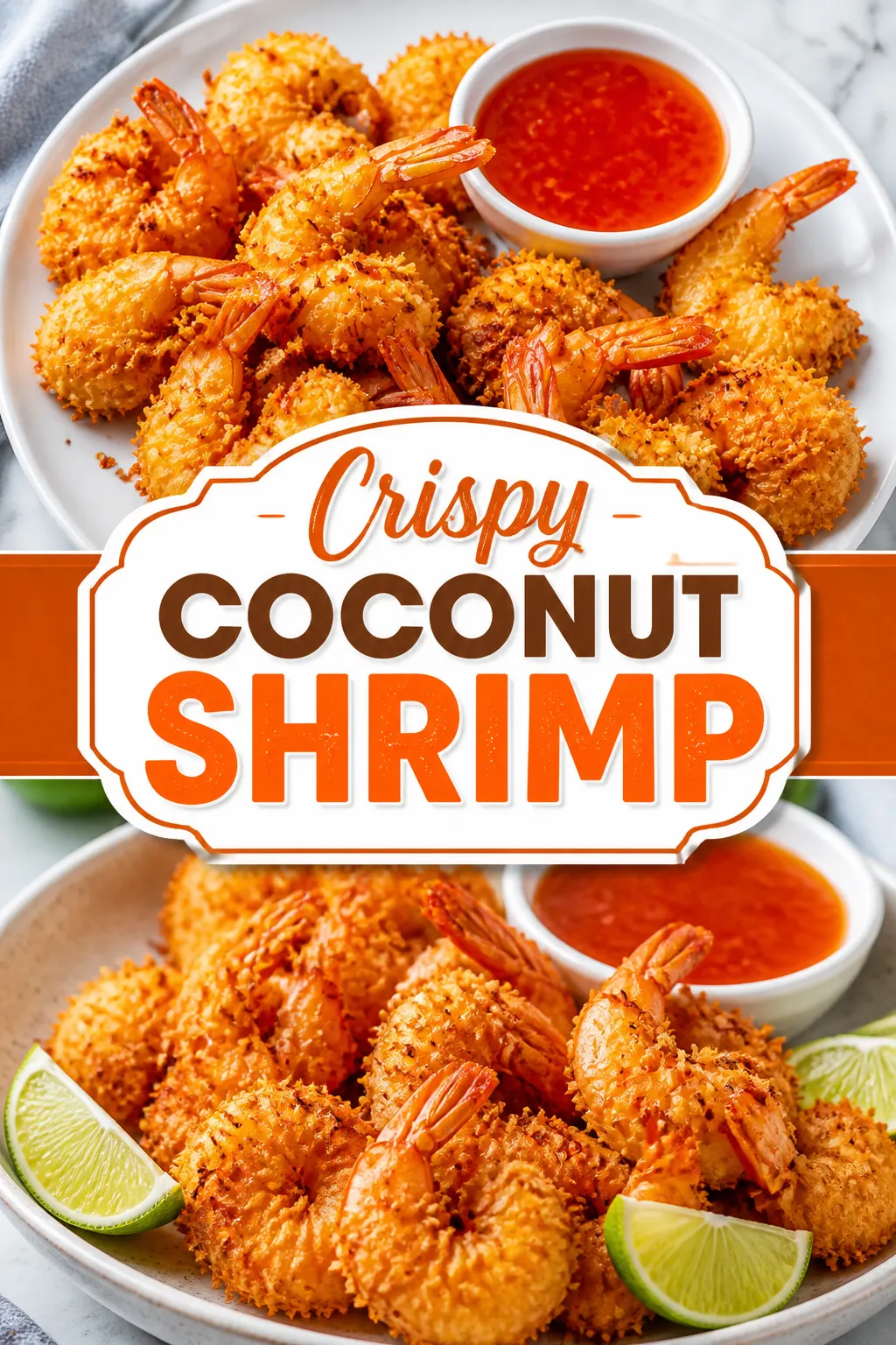 Crispy Coconut Shrimp Pinterest pin