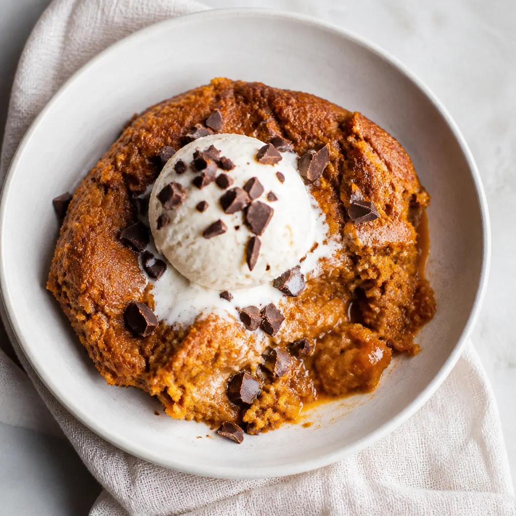 Friendsgiving 2017: Pumpkin Skillet Cobbler