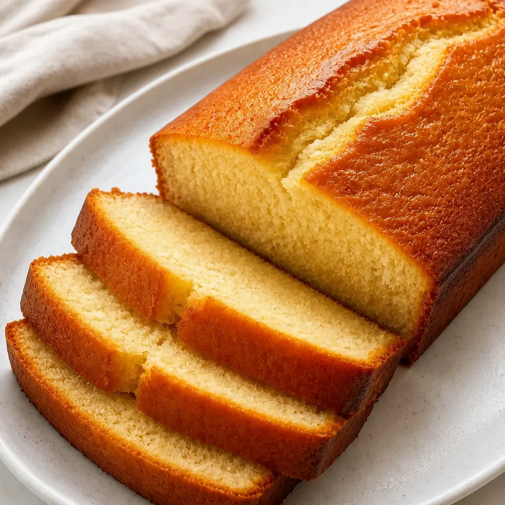 Gluten-Free Pound Cake close-up view