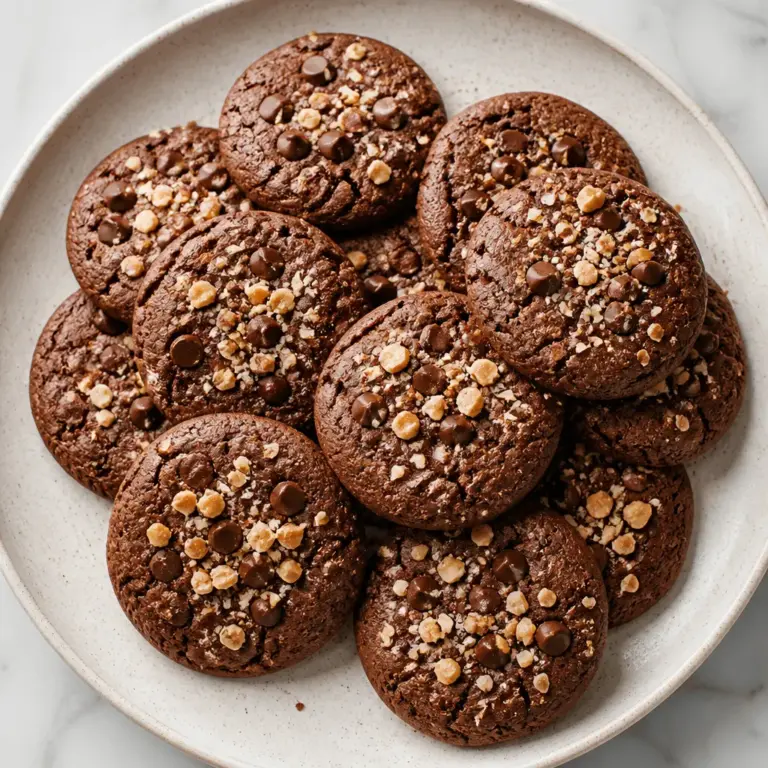 Slice-and-Bake Chocolate Peanut Butter Cookies