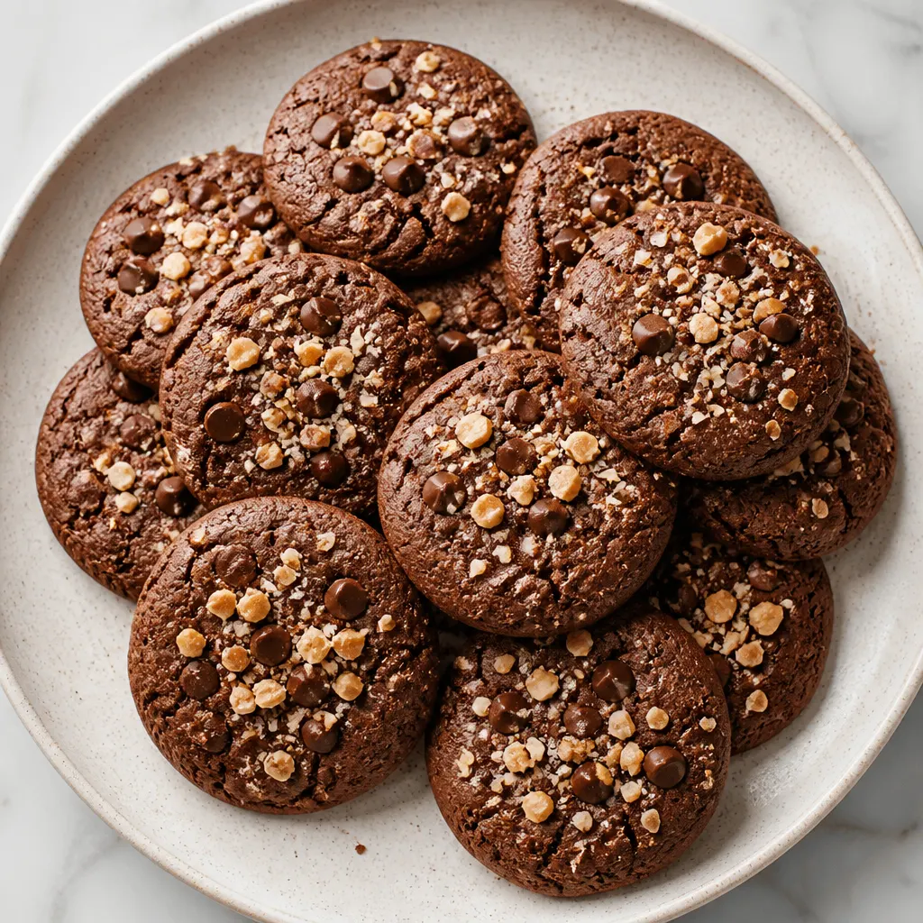 Slice-and-Bake Chocolate Peanut Butter Cookies