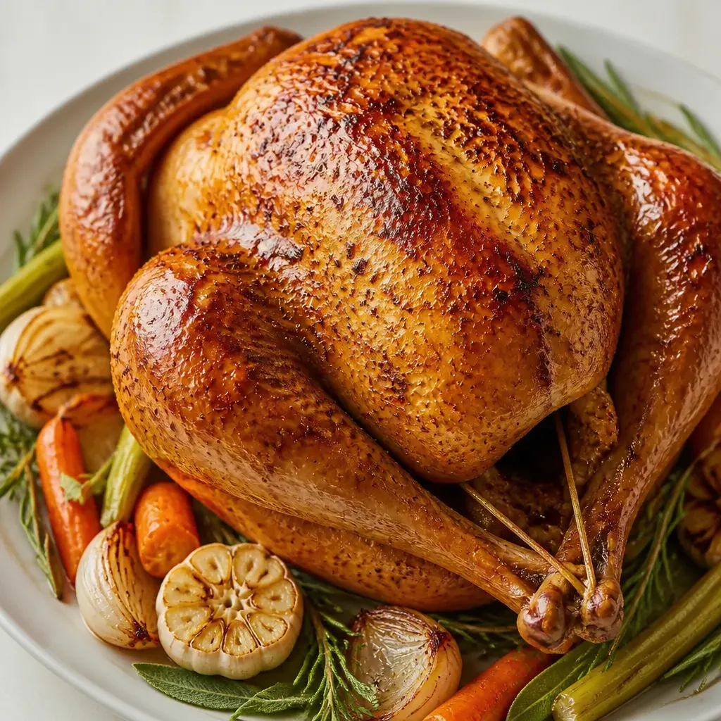 Thanksgiving Turkey close-up view